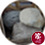Rounded glacial boulders shown in delivery crate - For images of product in use see below